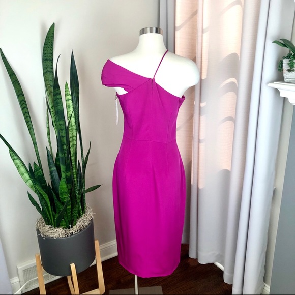 Cushnie Et Ochs One Shoulder Pencil Dress NWT - Picture 2 of 2